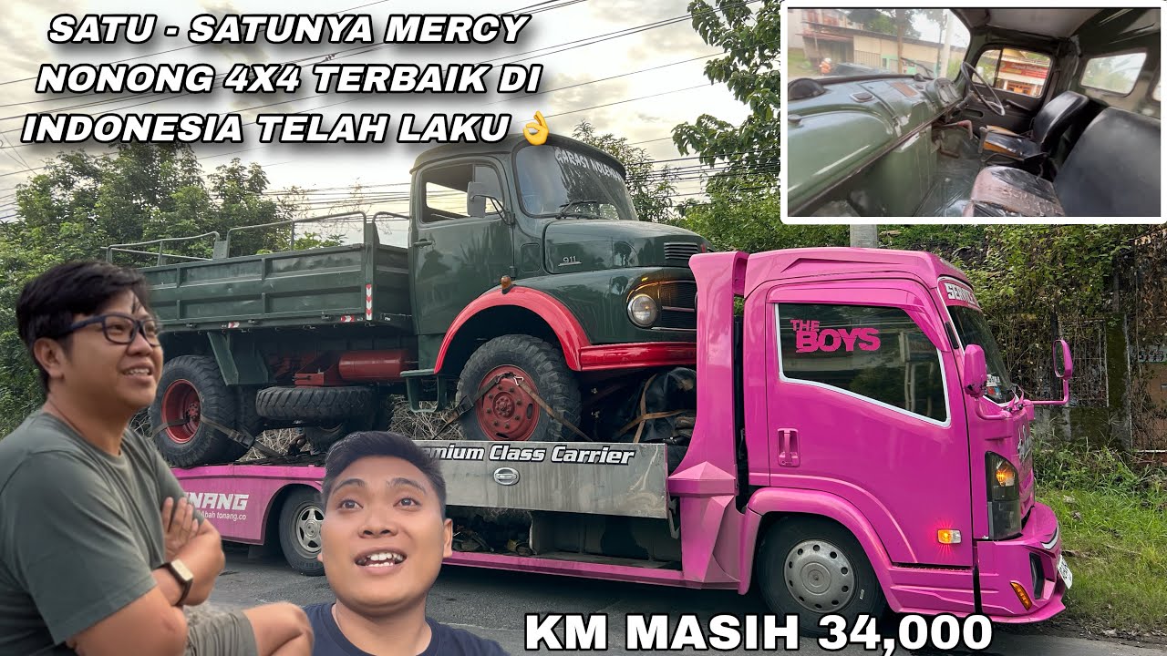 RIVIEW TRUCK MERCY NONONG 4x4 KILOMETER 34,000 SUPER KALENG 🤘TERISTIMEWA EX TNI SEMARANG 👌