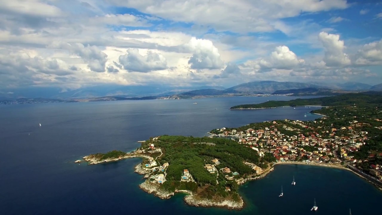 Kassiopi / Korfu aus der Luft