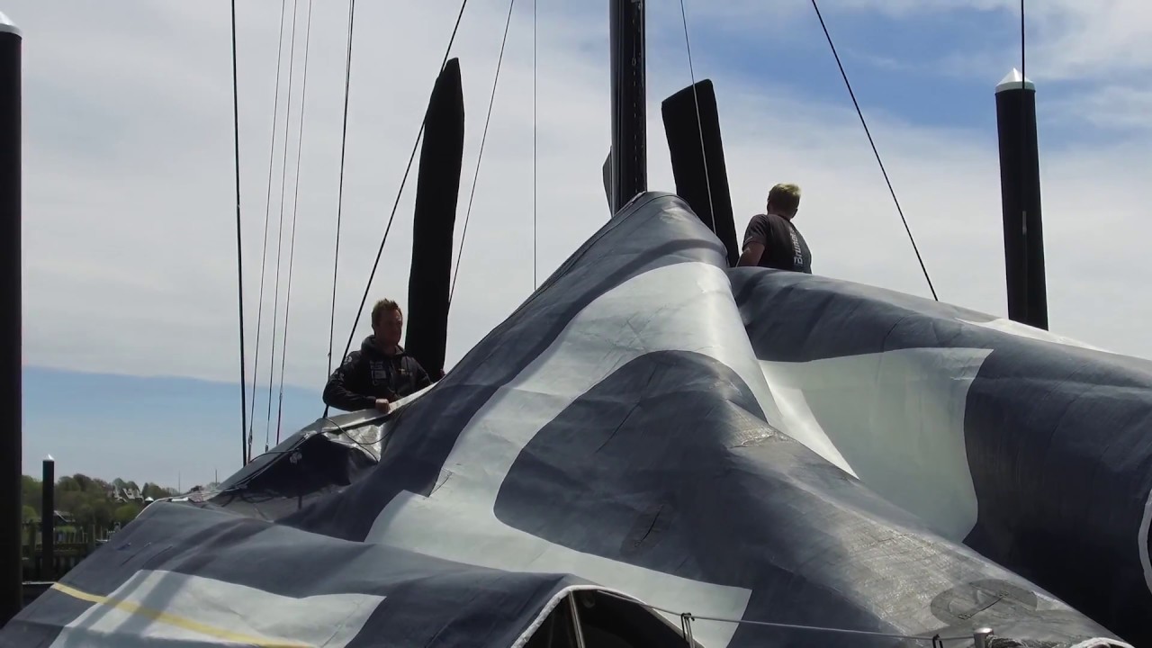 Harken mast track and battcar feature with Neil Evans