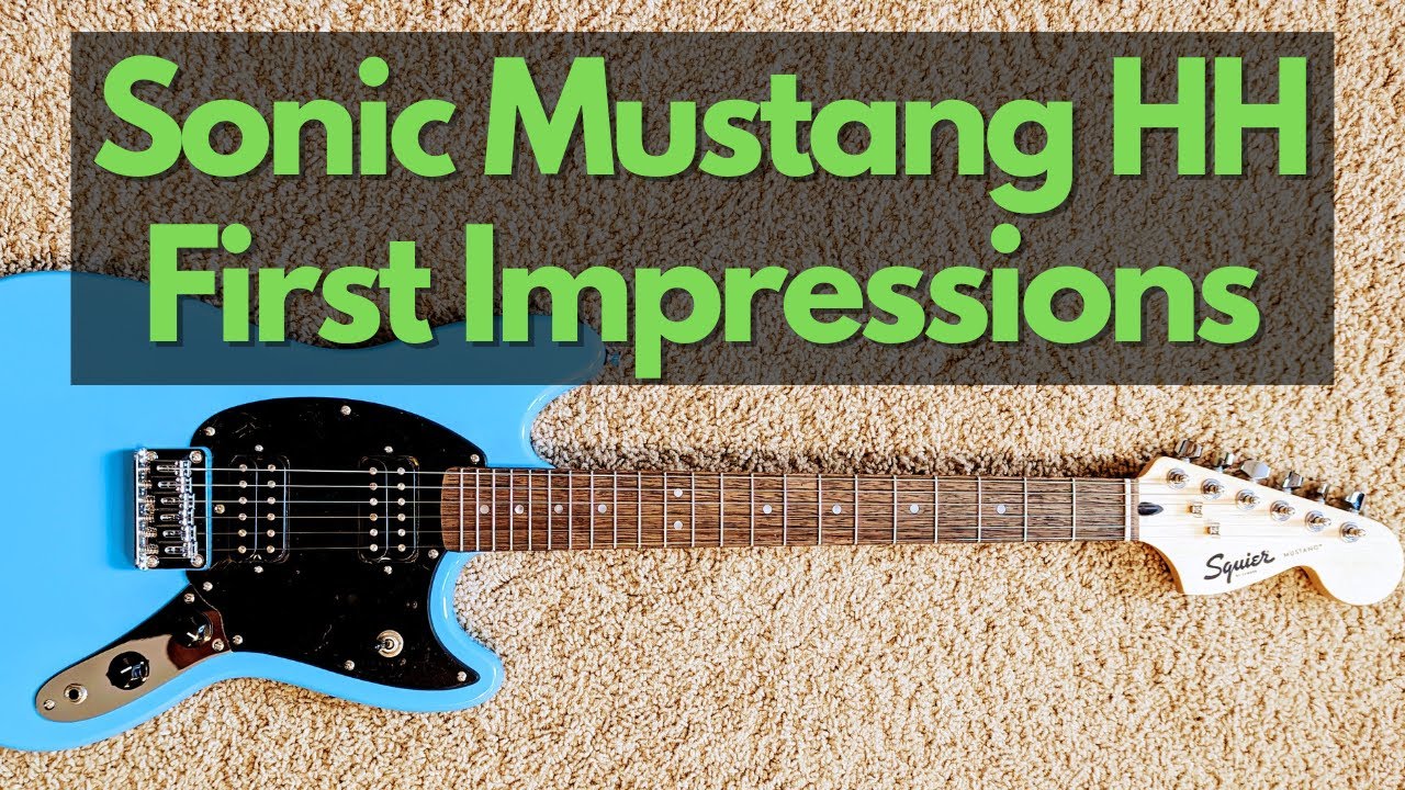 FIRST IMPRESSIONS: Squier Sonic Mustang HH unboxing #budgetguitar #electricguitar