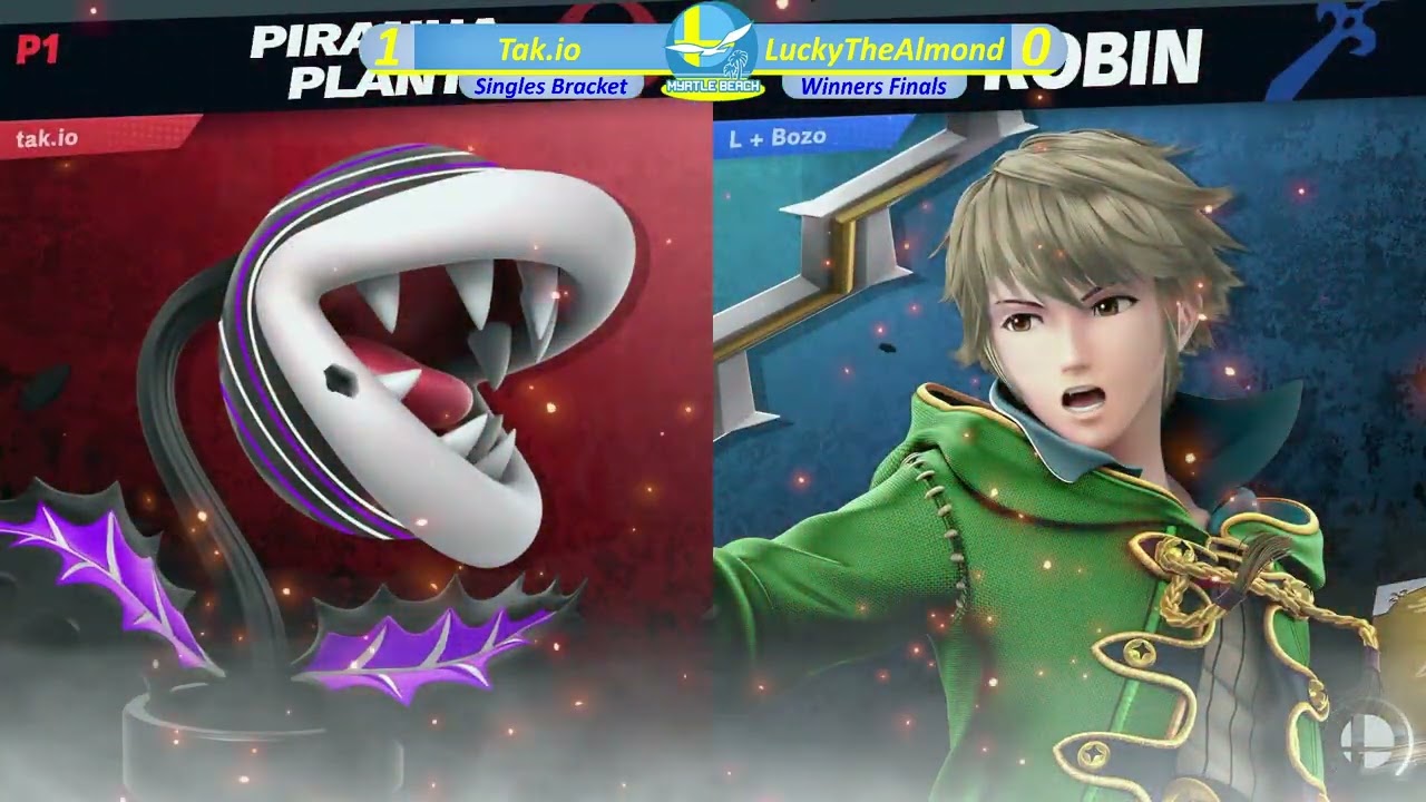 SocaSmash 167 Ultimate Singles: Tak.io (Piranha Plant) vs LuckyTheAlmond (Robin) Winners Finals
