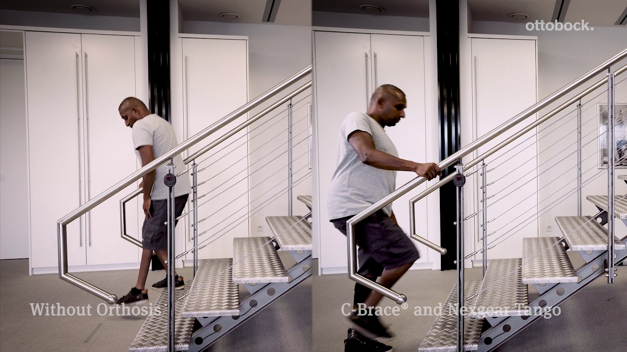Melvin C-Brace Gait Comparison Video | Ottobock
