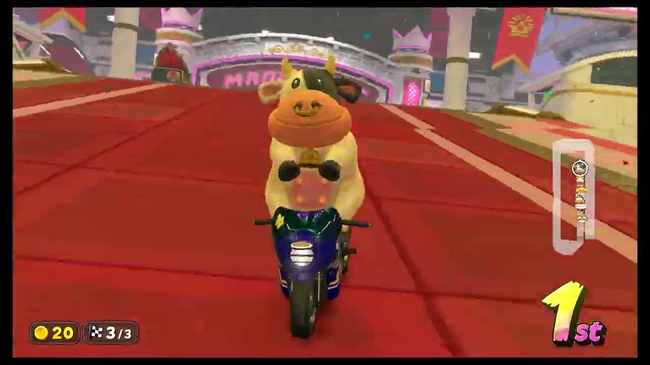 Просто обычная игровая сессия в Mario Kart World.