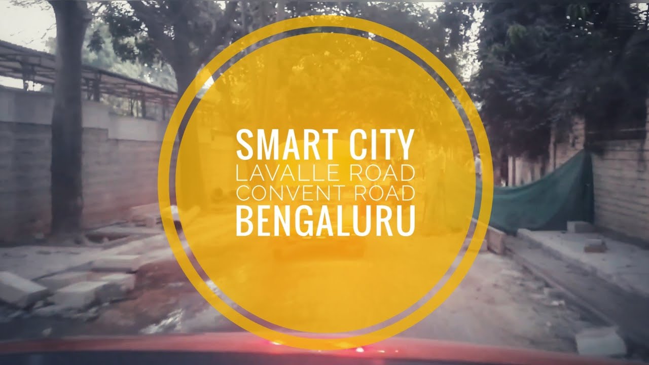 BENGALURU SMART CITY WORK PROGRESS IN LAVALLE ROAD, CONVENT ROAD | RIDE WITH KA03