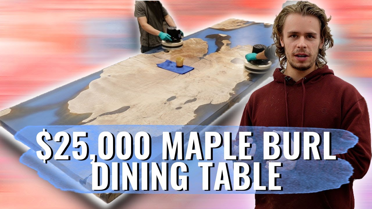 $25K Maple Burl Dining Table