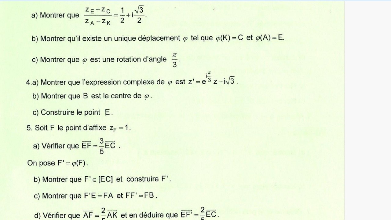 Exercice 2 part 3 Complexe Bac 2025 Math Principale   27 févr  2026