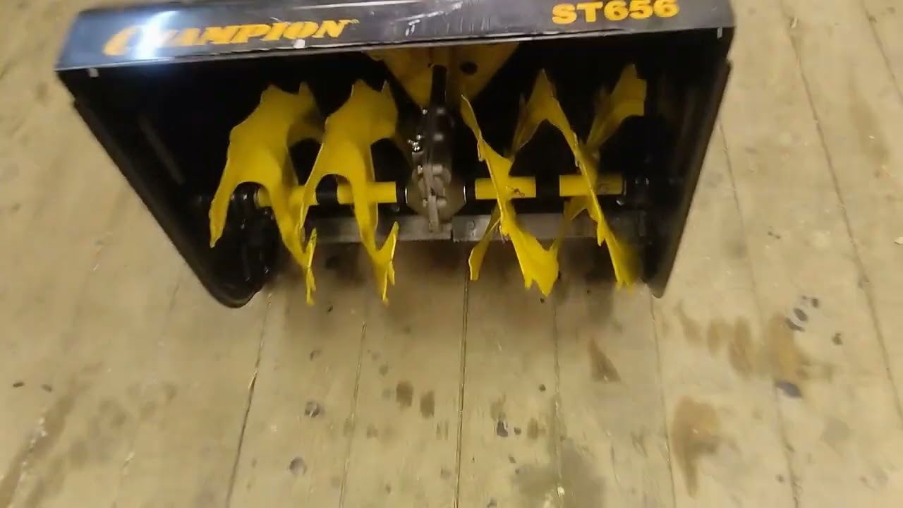 Модернизация снегоуборщика Champion ST656