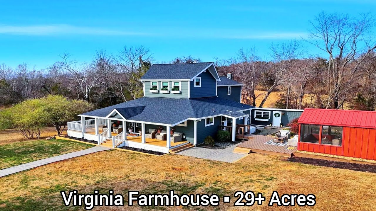 Virginia Farmhouses For Sale | 29+Acres | Virginia Land For Sale | Culpeper Town | Upon Entry