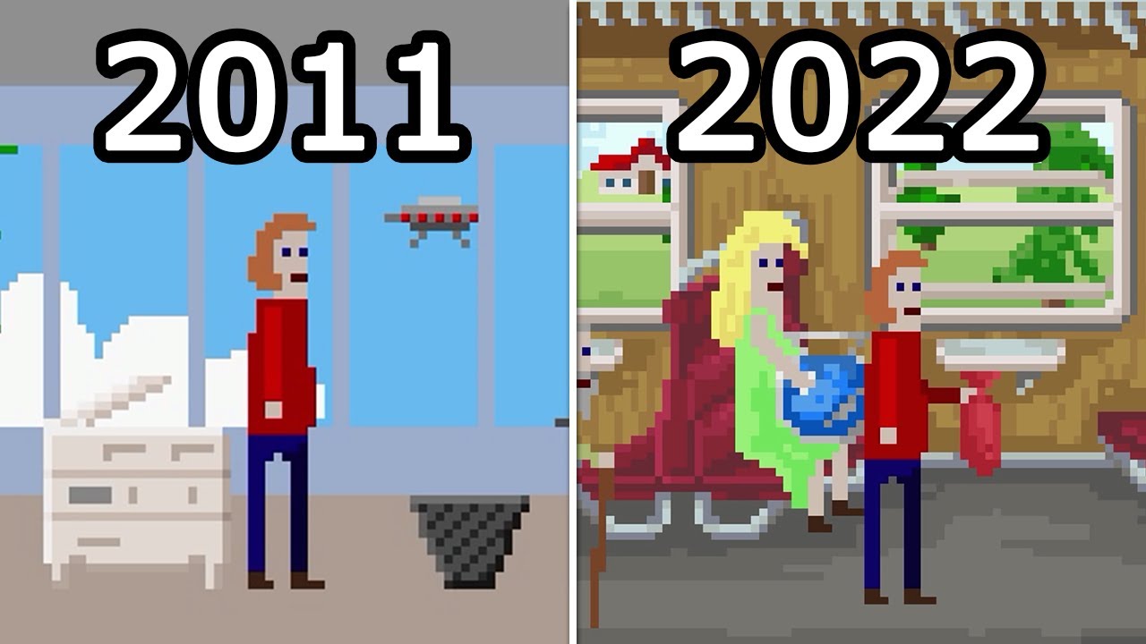 Evolution of McPixel (2011-2022)
