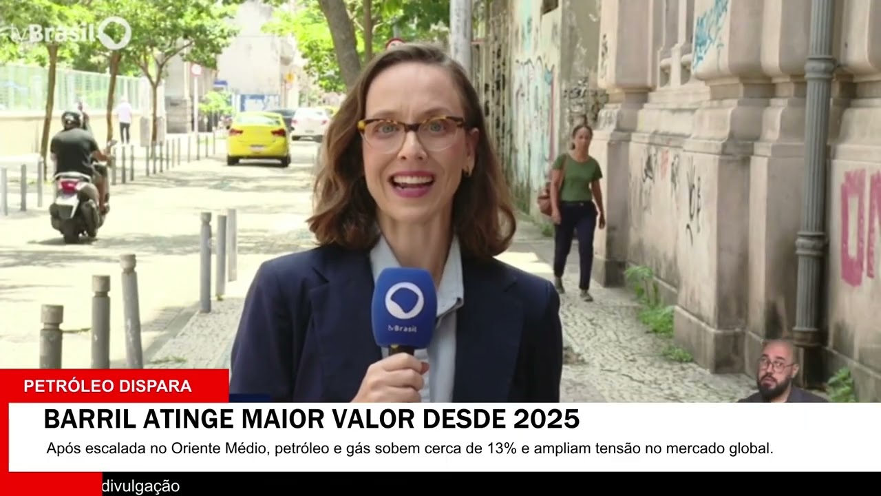 GUERRA NO ORIENTE MÉDIO FAZ PETRÓLEO DISPARAR E ACENDE ALERTA NA ECONOMIA GLOBAL