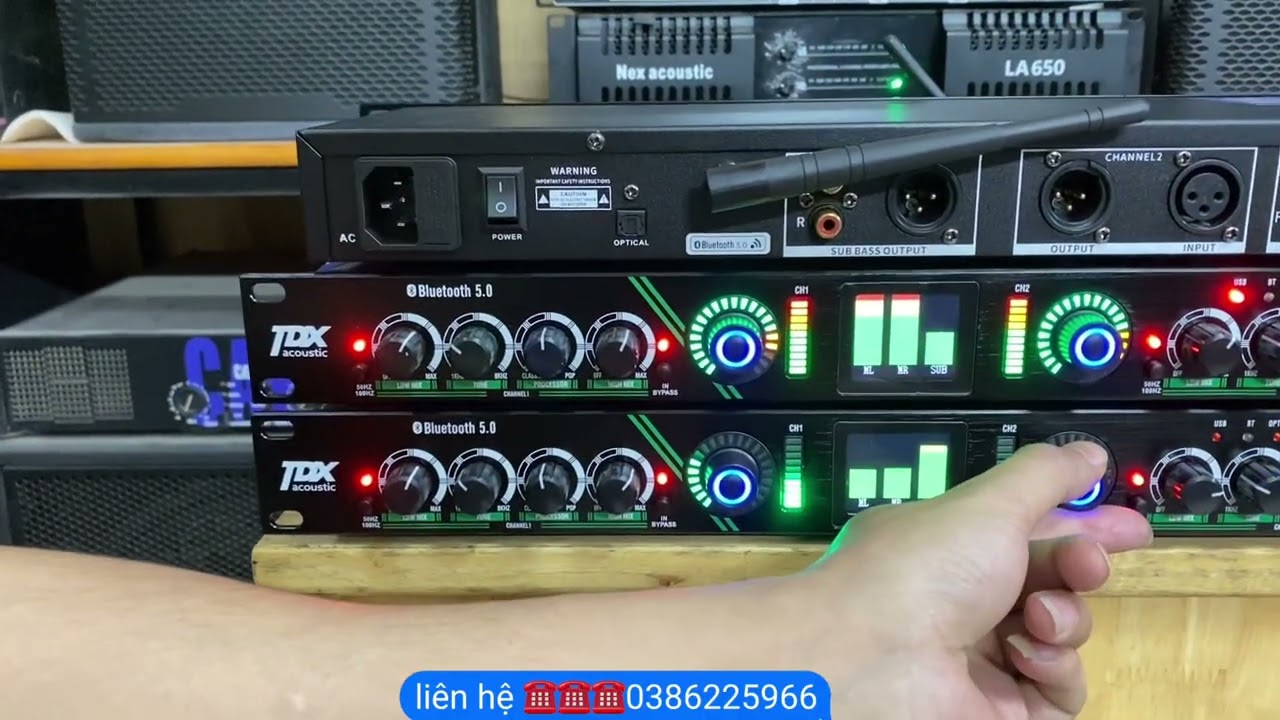 Xả Nâng tiếng TDX X10plus thiết bị nâng tiếng nhạc tiếng mic dàn karaoke