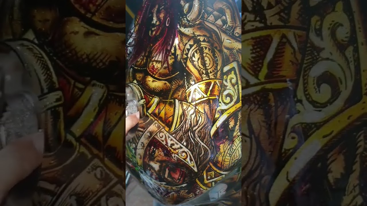 metal flake | candy tone | hand brush | hayabusa | custom painting