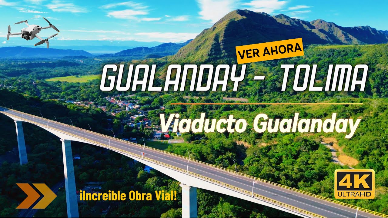 Gualanday desde el cielo: el viaducto que transform&oacute; al Tolima