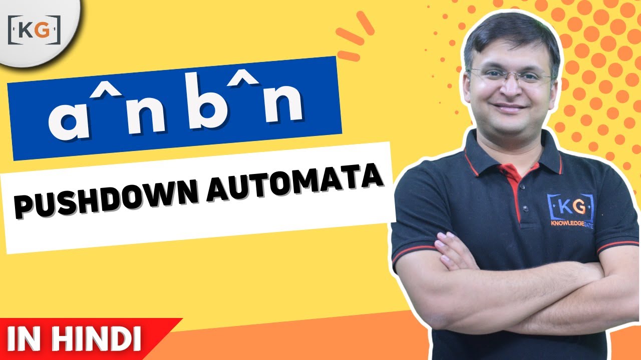 9.4 a^n b^n example | Pushdown Automata | Design PDA in Theory Of Computation | Automata Theory