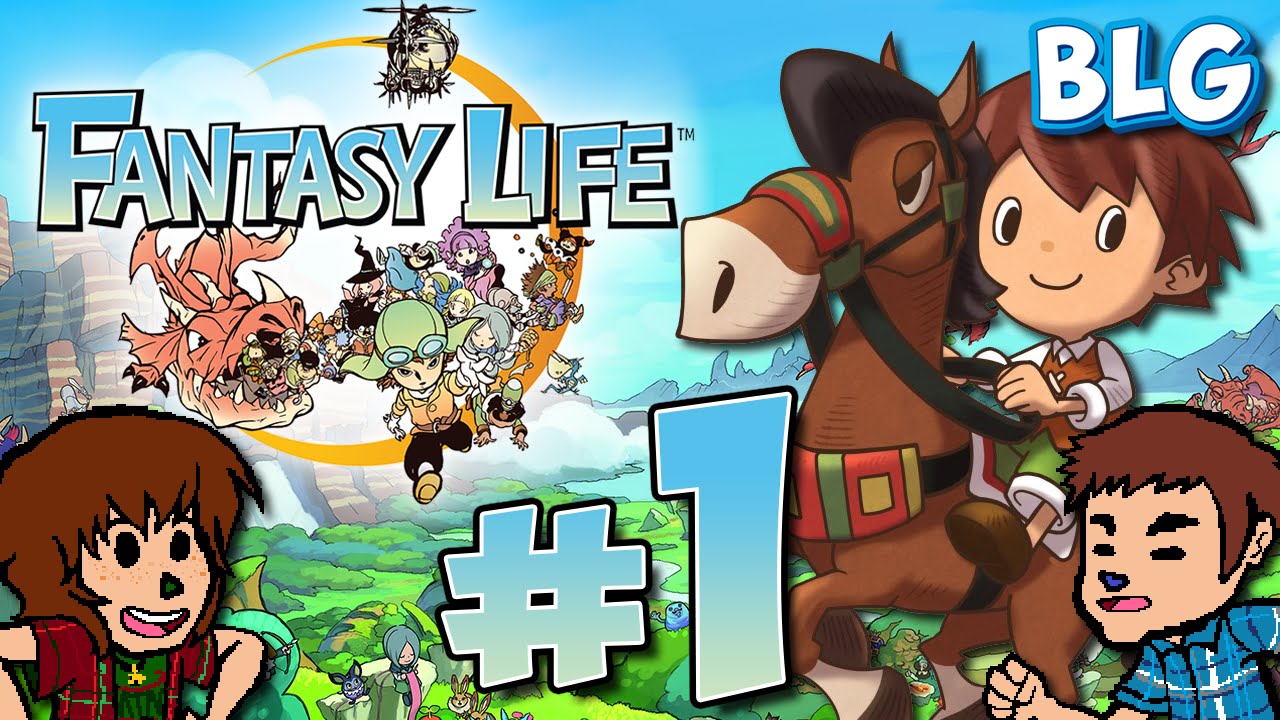 Let's Play Fantasy Life (Walkthrough) - Part 1 - Blufg The Paladin