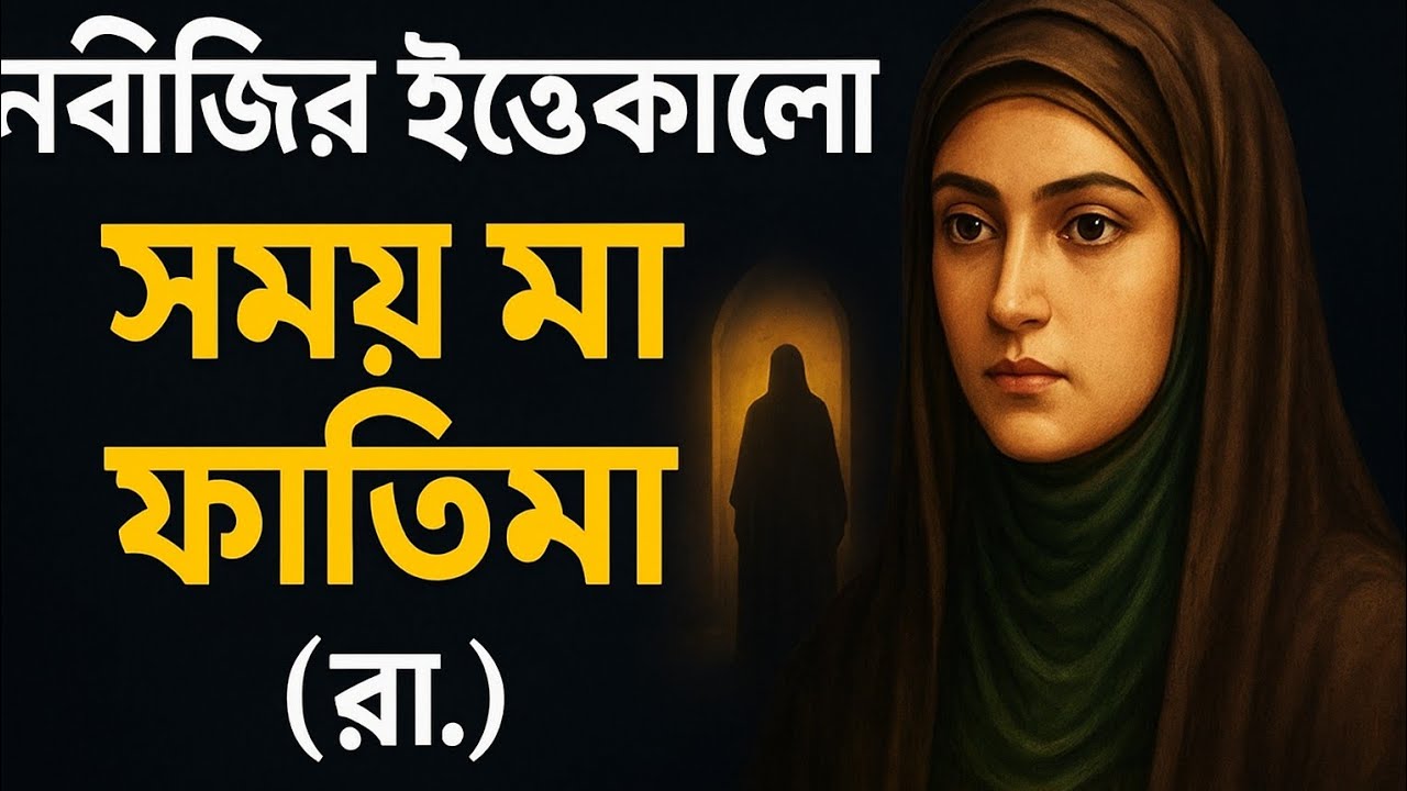 নবীজির ইন্তেকালের সময় মা ফাতিমা (রা.) কী বলেছিলেন? | Islamic History Bangla”