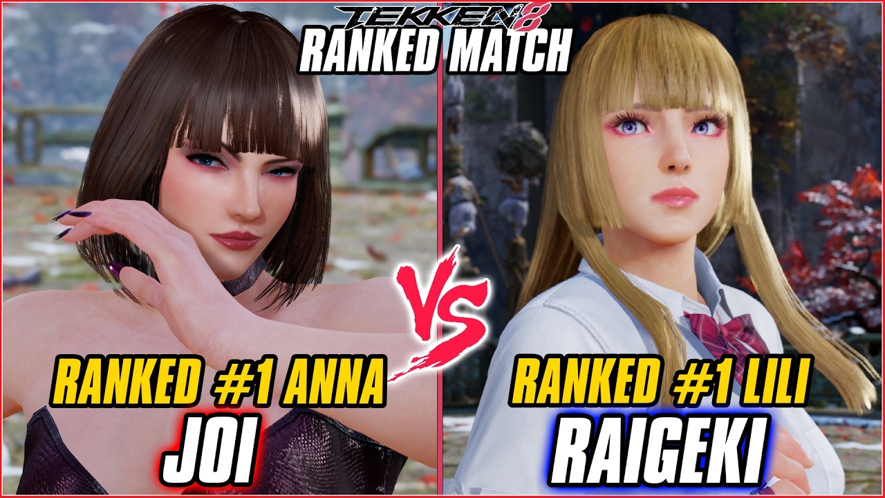 TEKKEN 8 ▰ JOI ( #1 Ranked Anna ) vs RAIGEKI ( #1 Ranked Lili ) ▰ TEKKEN 8 RANKED GAMEPLAY