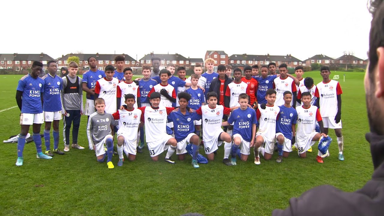 Reliance Foundation Young Champs Train At The Leicester City Facility