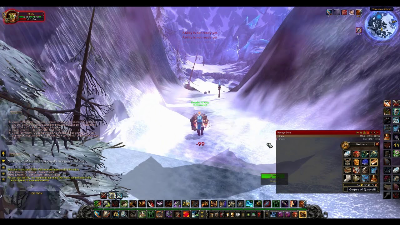WoW 3.3.5 Warmane 69 Twink (Prot War) Kheny