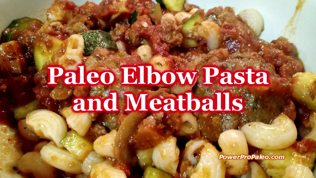 Elbow Pasta and Meatballs