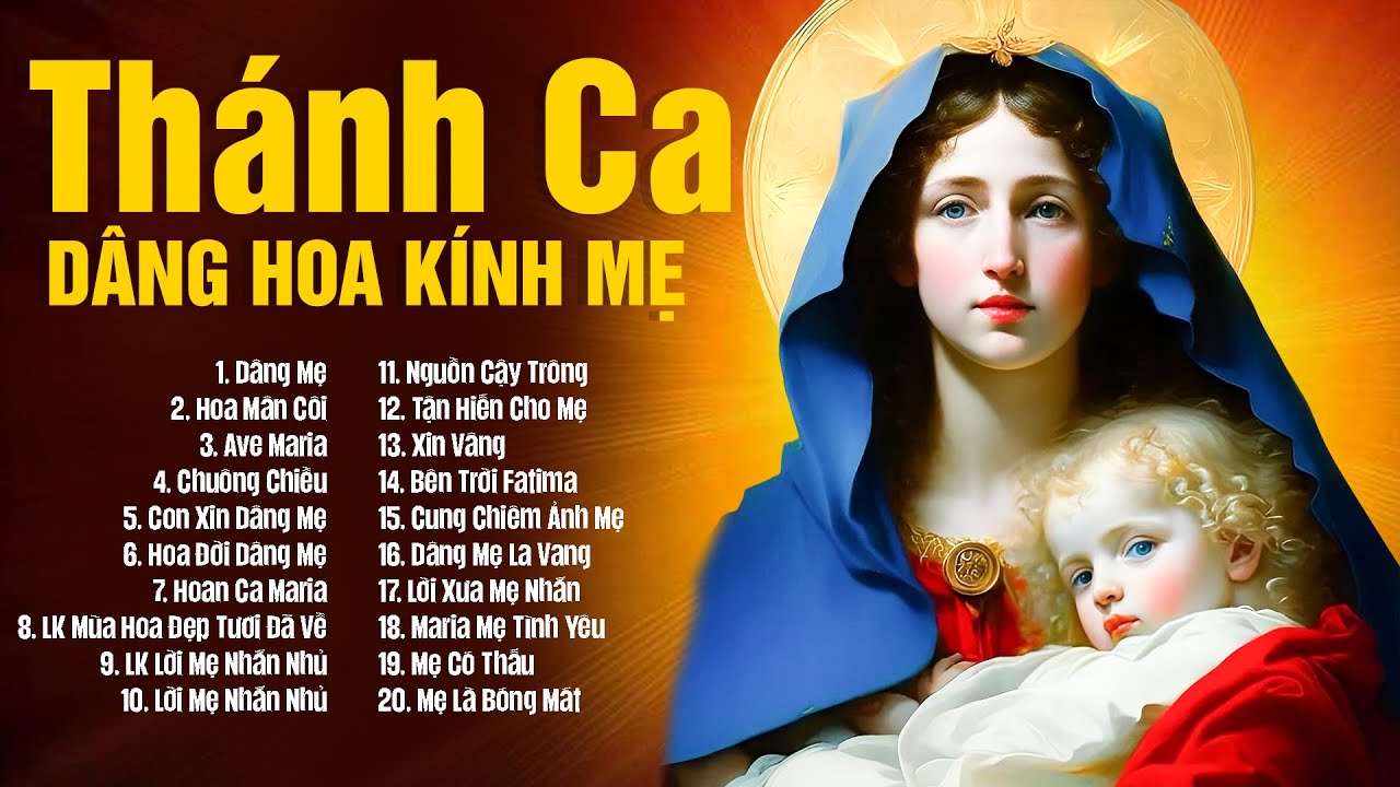 DÂNG MẸ, Lạy Mẹ Maria Mẹ Thiên Chúa Mẹ Đồng Trinh | Nhạc Thánh Ca Hải Ngoại Dâng Hoa Kính Mẹ 2023