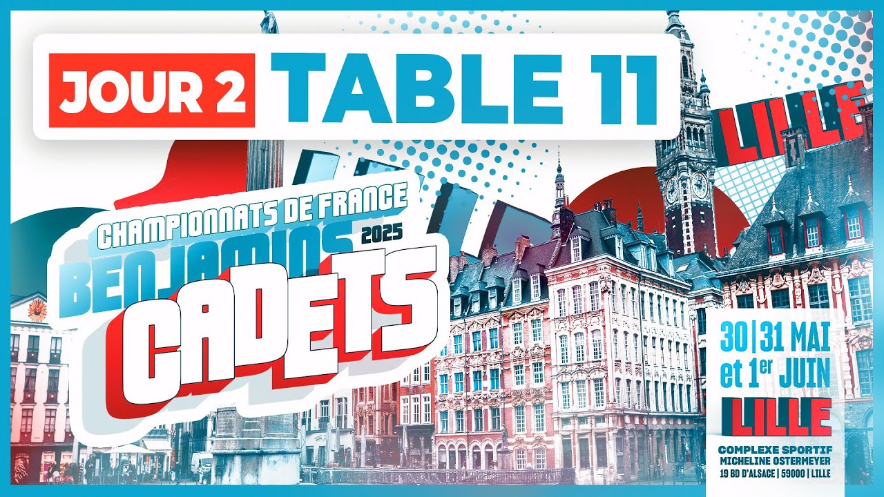 LIVE! | T11 | Jour 2 | Championnats de France Benjamins/Cadets 2025