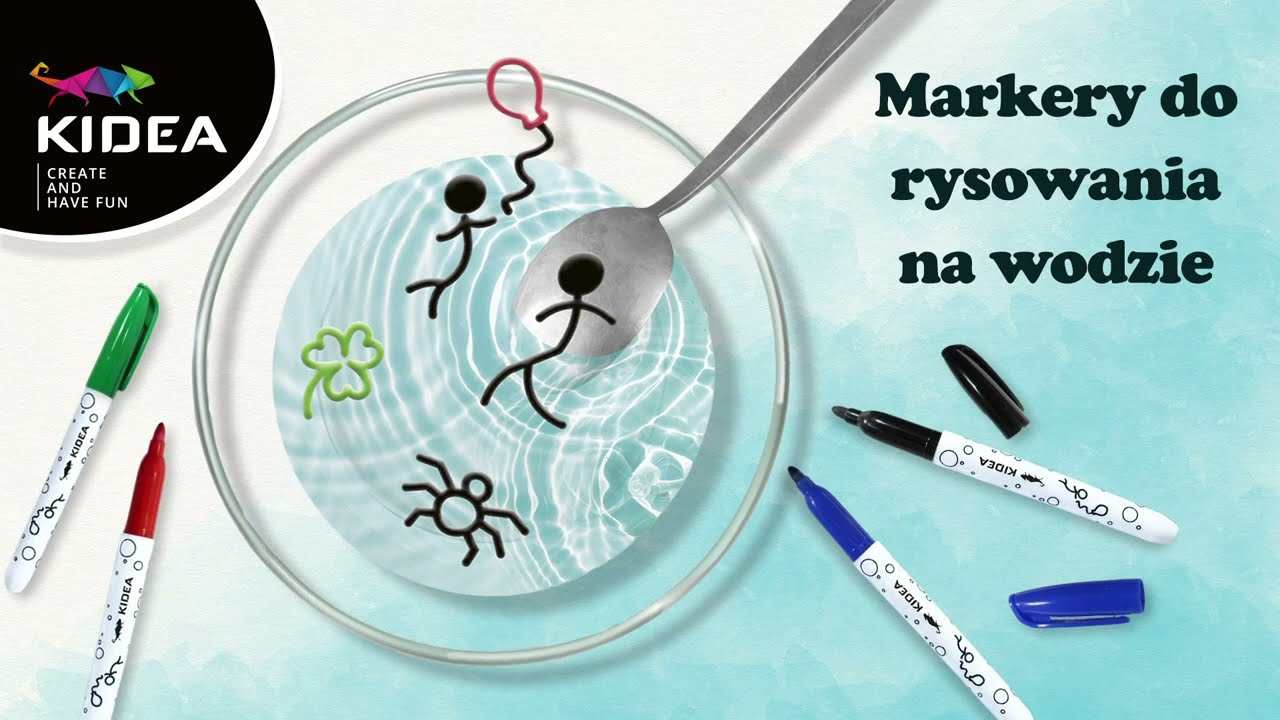 Zaczarowane Markery Do Rysowania Na Wodzie