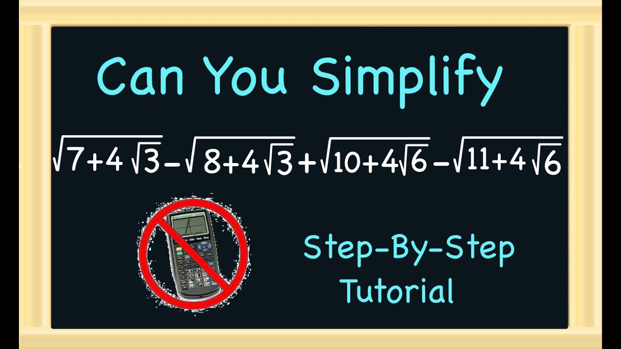 Nested Square Root! No Calculators