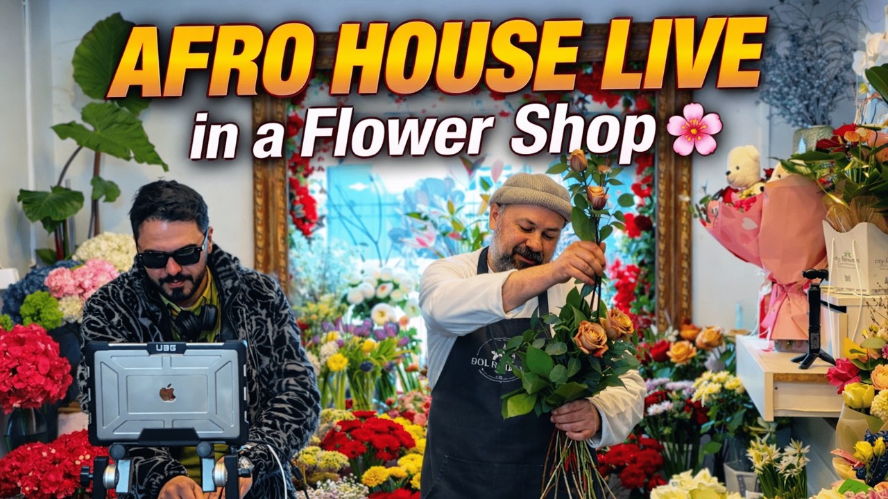 AFRO HOUSE LIVE in a Flower Shop 🌸 | DJ NixEL Set @ City Flowers