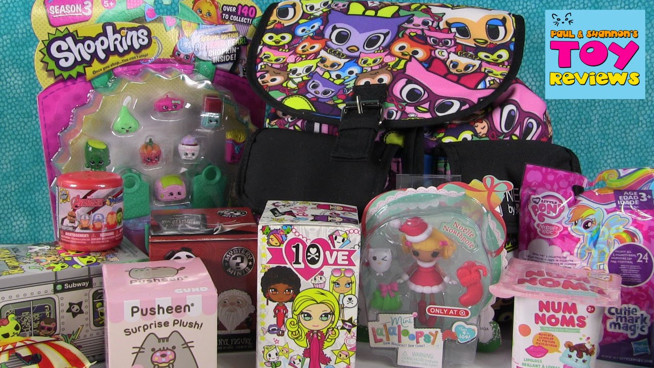 Tokidoki Blind Bag Surprise Backpack | Shopkins MLP Lalaloopsy Num Noms | PSToyReviews