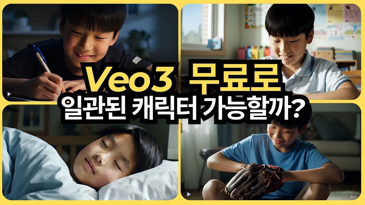 Veo 3에서 ‘일관된 캐릭터’ 가능할까? 진짜 똑같은 사람처럼 나올까?