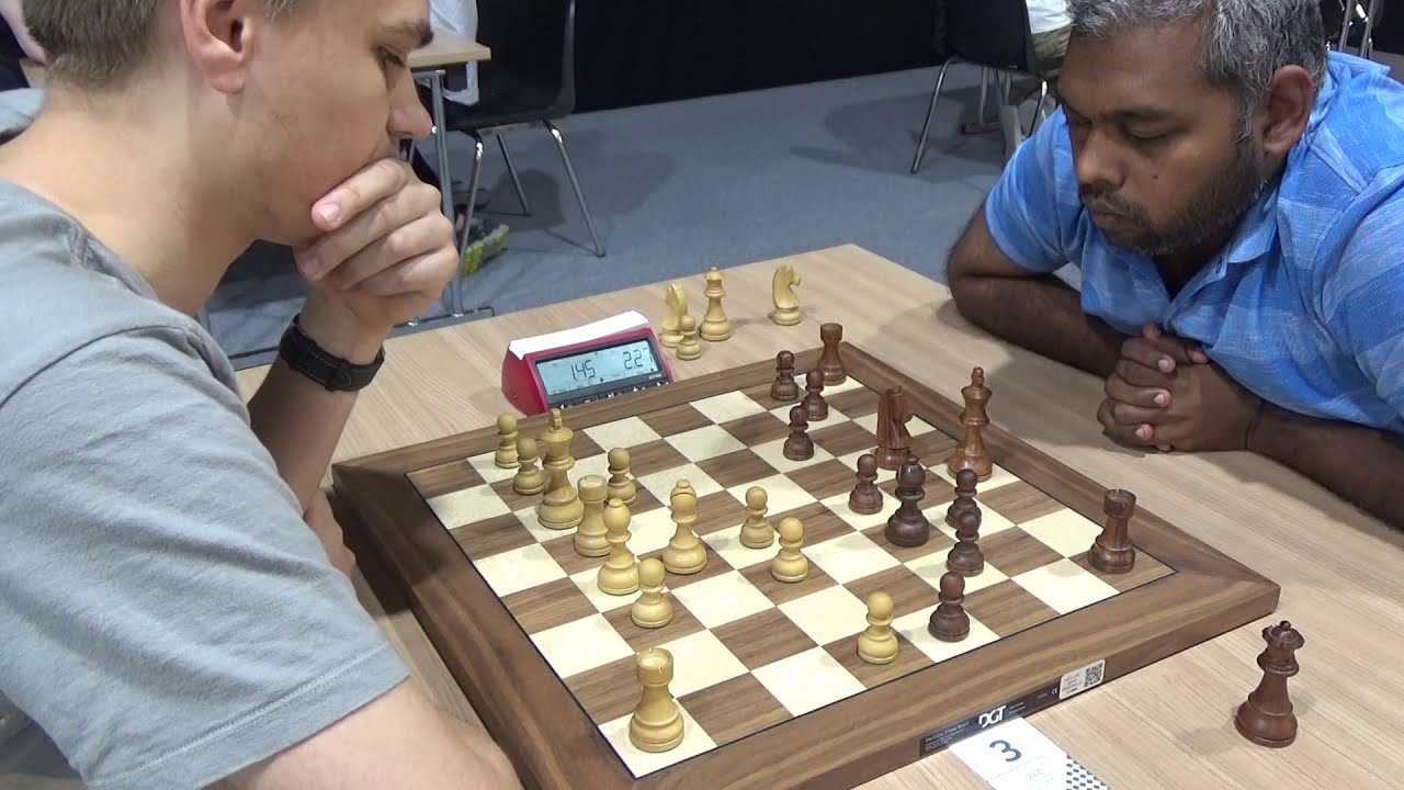 🇩🇪 🇮🇳 Tricky blitz endgame: Svane - Deepan, English opening blitz