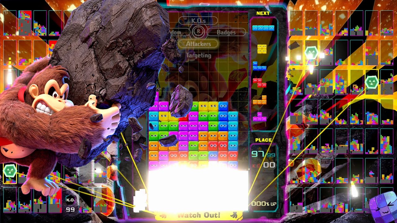 Tetris 99 Battle Royale ⚔️ Donkey Kong Bananza + All Themes & Win