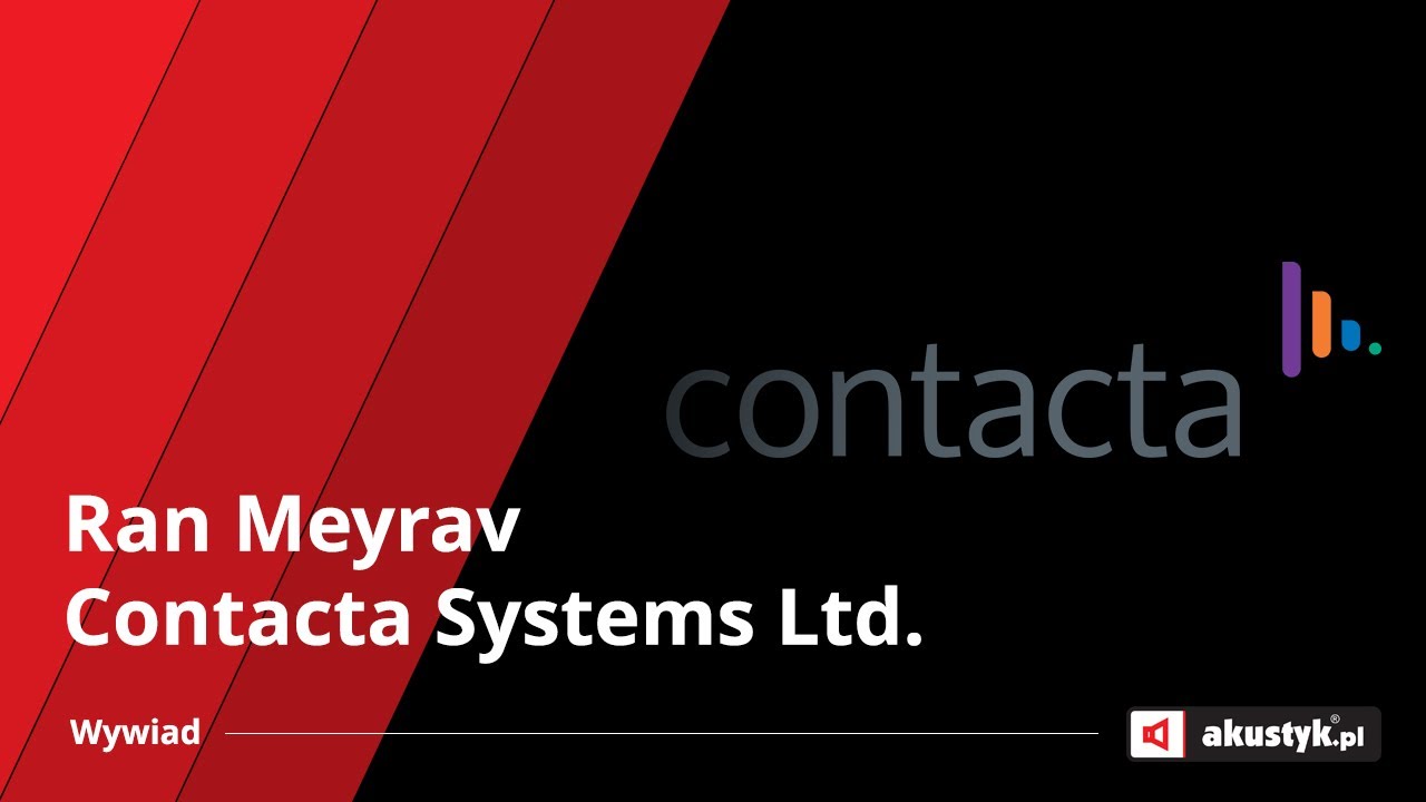 Wywiad  -  Ran Meyrav - Contacta Systems Ltd.