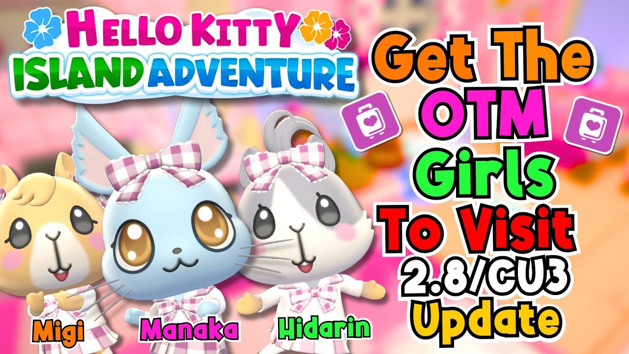 Hidarin, Migi & Manaka Visitor Guide | All Cabin Requirements | Hello Kitty Island Adventure