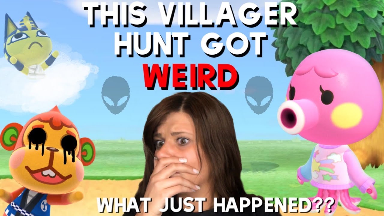 Something TERRIFYING happened on this villager hunt | Animal Crossing New Horizons