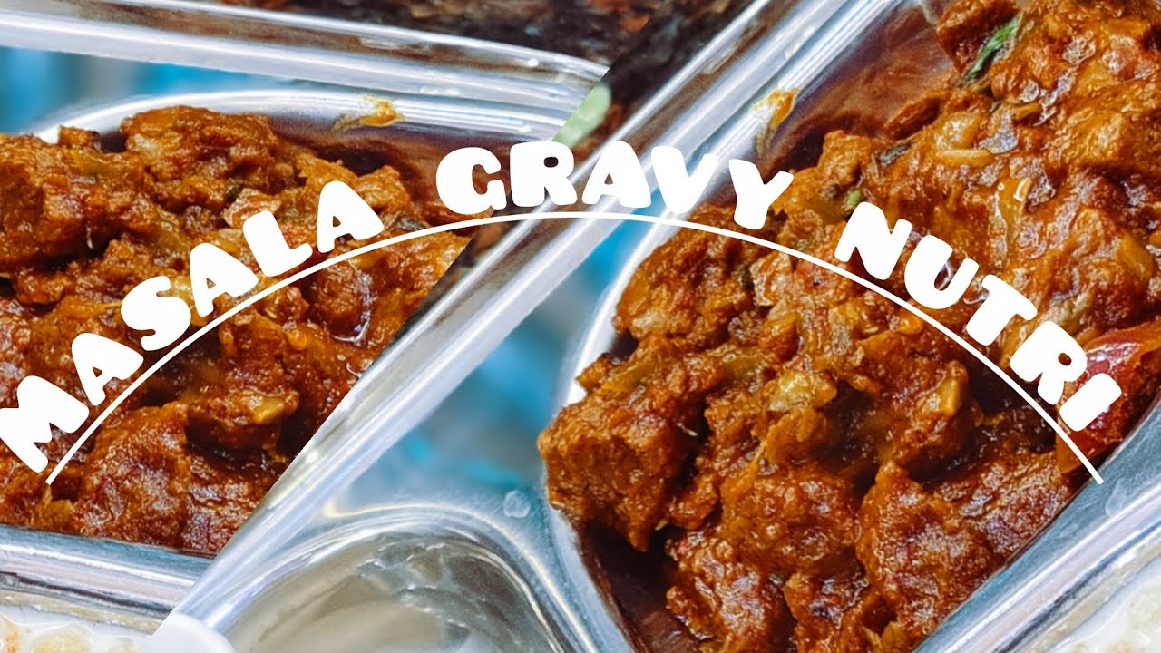 Masala gravy nutri|resturant style|nutri kulcha#youtube #trending #food #cooking 