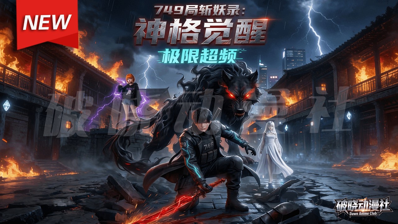 MULTISUB📢新番上线《749局斩妖录：神格觉醒，极限超频》第1~110集丨陈念觉醒杀戮之神序列003“鲜血君王”，被749局带入灵能者体系。七日后强制传送逆世界，存活成为唯一目标。#破晓动漫社