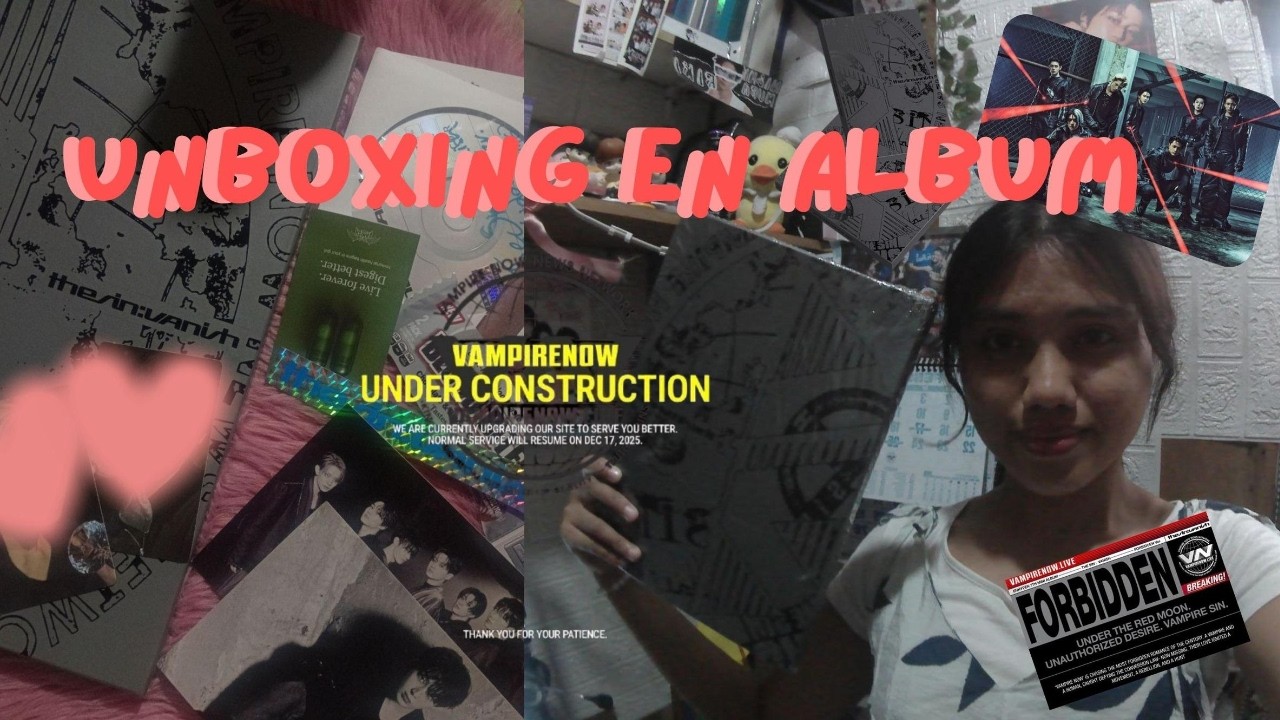 UNBOXING ENHYPEN THE SIN: VANISH FORBIDDEN VER │ A Day with Hanna’s Life