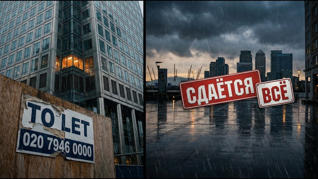 Кэнэри-Уорф пустеет: офисы Лондона стоят пустыми