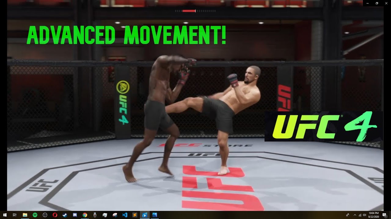 UFC4 using LUNGES! Improve your movement game!