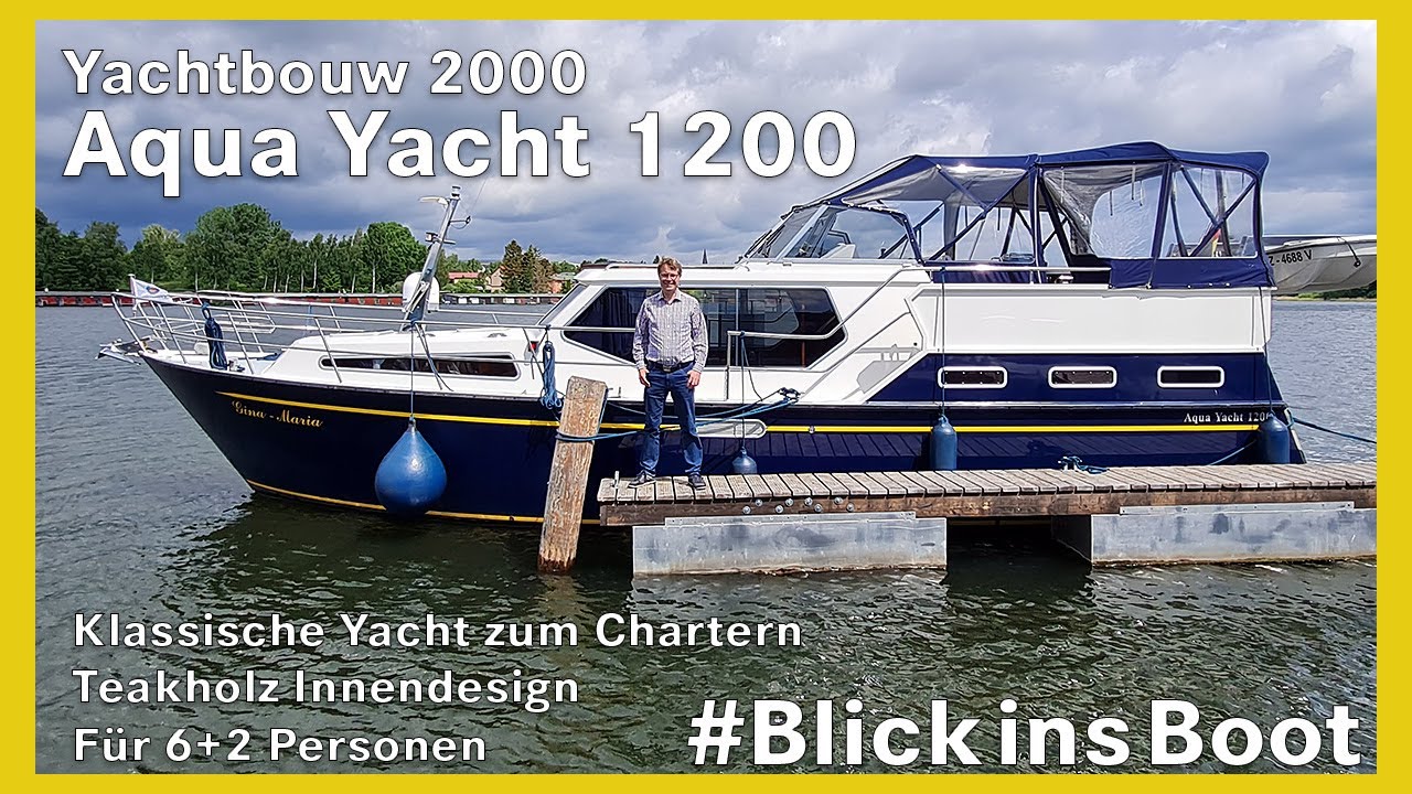 Aqua Yacht 1200 | Rundgang: Motoryacht zum Mieten in Mecklenburg
