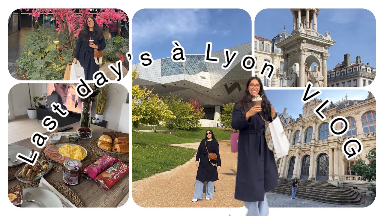 Vlog اخر يومين في Lyon اجواء عالمية | خويا طيبلي الفطور 💕