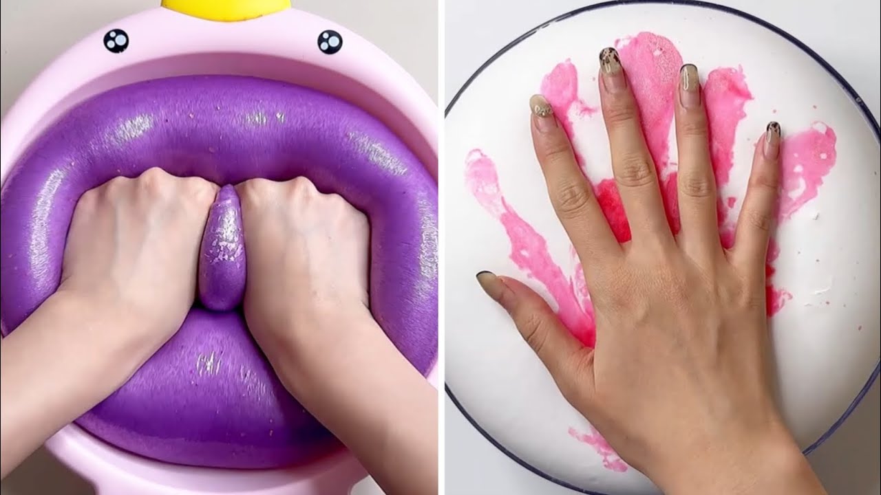 Most Relaxing and Satisfying Slime Videos #450 //Fast Version // Slimeing //