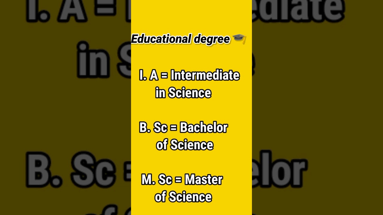 Educational Degree🎓|#shorts#bankingexam#mhada2021#bhumiabhilekh#competetiveexam#gk#pujatheteach