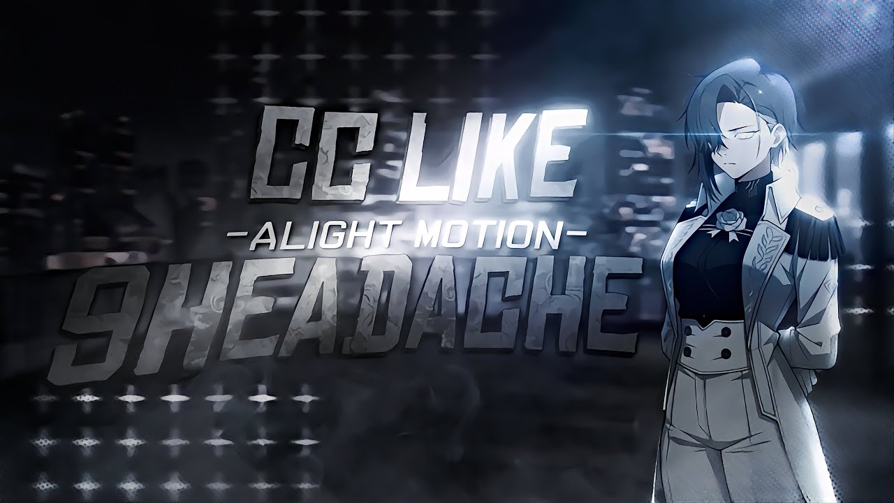 How to make CC like 9headache in Alight Motion - AMV Tutorial!