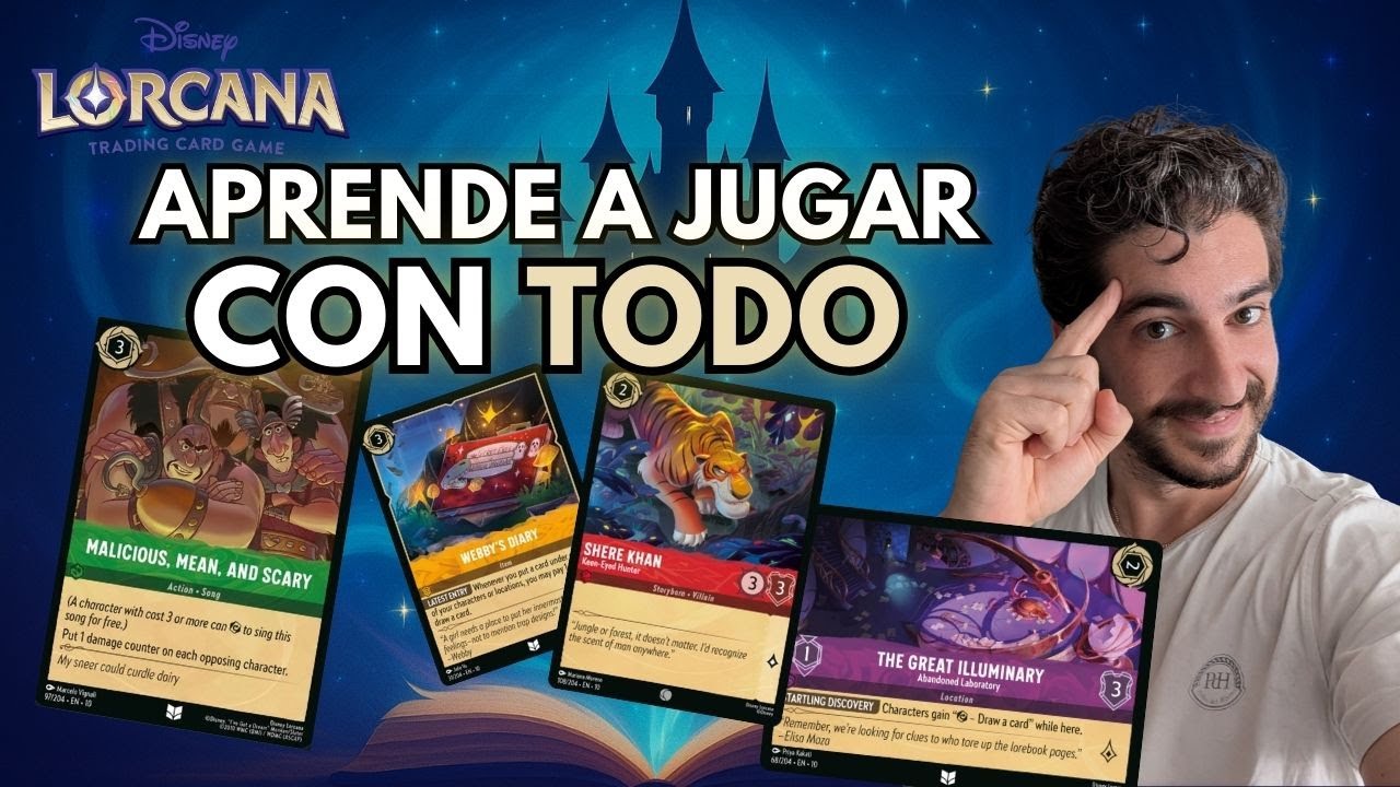 Tipos de CARTAS en LORCANA 🃏 | De Novato a Iluminador Ep.2