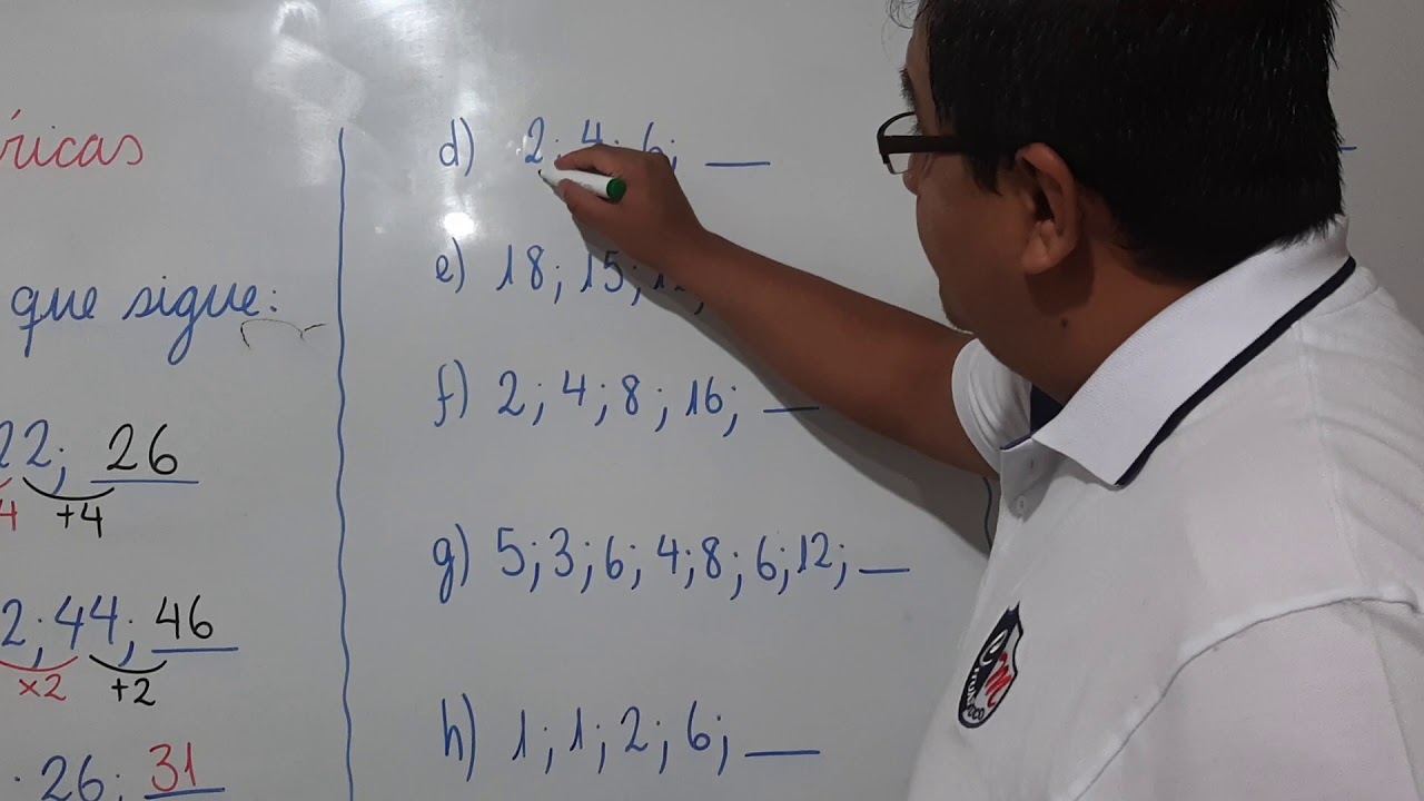 SUCESIONES NUMÉRICAS PRIMARIA - RAZ. MAT.