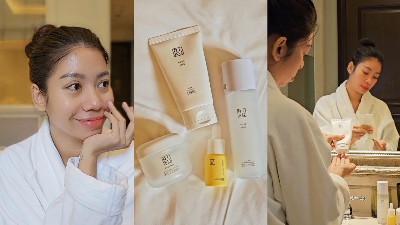 Thailand best Skincare Brand | Riku Skincare Set for brightening and collagen ✨️🫧