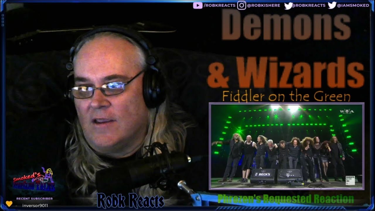 Demons & Wizards - First Time Hearing Requested Reaction - Fiddler on the Green  - EPIC BAND